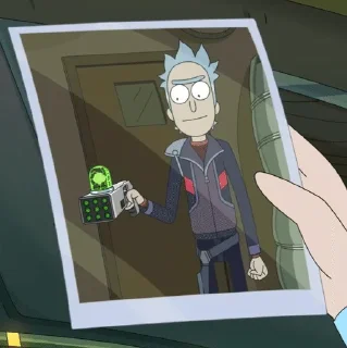 Sticker 🧪 Rick Prime or something ::@fStikBot