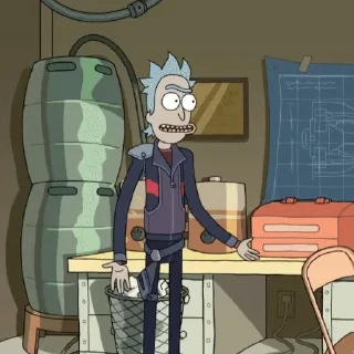 Video sticker 🧪 Rick Prime or something ::@fStikBot