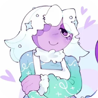 Telegram sticker 🙂 Snow time! @HOIUOS