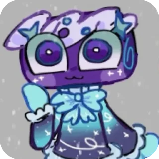 Telegram sticker 🔳 Snow time! @HOIUOS