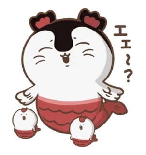 Telegram sticker 😊 Chiikawa Secret of the Mermaid Island 1