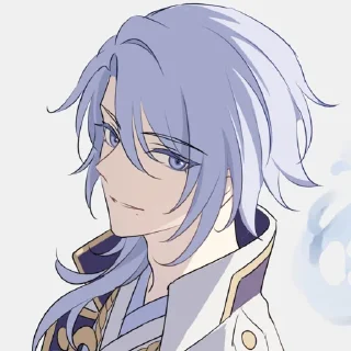 Telegram sticker 🤍 My dear Ayato.. by: @stroniteplota