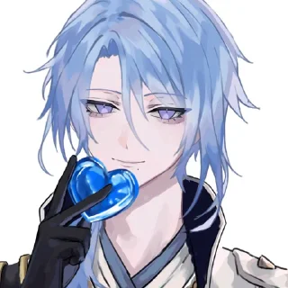 Telegram sticker 💙 My dear Ayato.. by: @stroniteplota