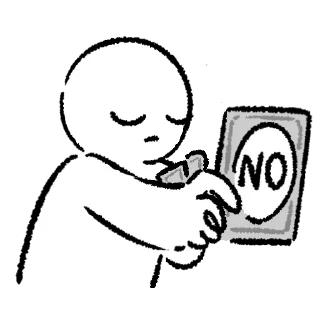 Telegram sticker ❌ The Woke Salaryman