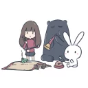 Video sticker 💀 Thỏ bảy màu