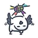 Telegram sticker 💃 Thỏ bảy màu
