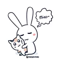 Telegram sticker 😻 Thỏ bảy màu