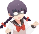Телеграм стикер 😨 Tsurezure Children - @bourros