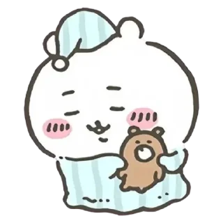 Telegram sticker 😴 chiikawa ( ´∀`) pt2