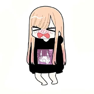 Telegram sticker 🌟 Marin Chibi wibi @ThyShin :3