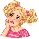 Телеграм стикер ☹️ Lady Gaga