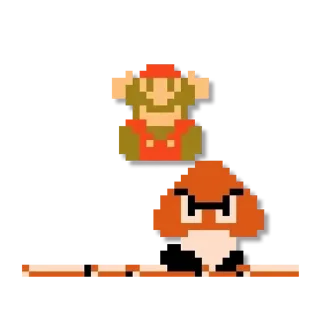 Video sticker 😊 超級瑪利歐兄弟8bit貼圖