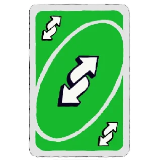 Video sticker 😐 Уно реверс