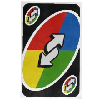 Telegram sticker 😐 Уно реверс
