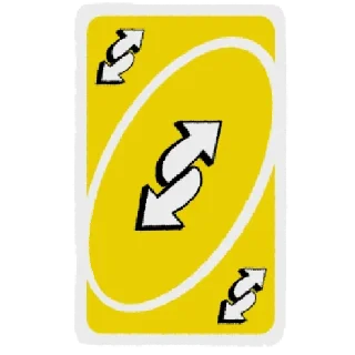 Sticker 😐 Уно реверс
