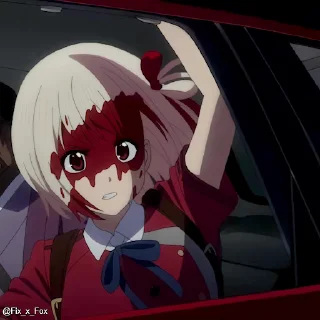 Video sticker 😡 Lycoris Recoil p1 @fixfox