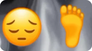 Video sticker 😔 Пяточки 🦶 От: [ takusima ]