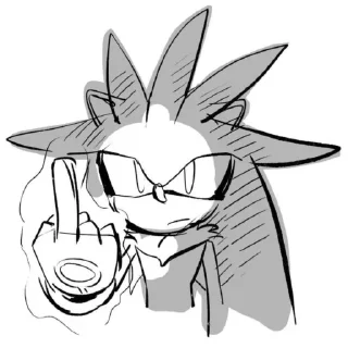 Telegram sticker 😡 Silver is my husband ;3