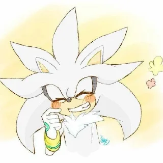 Telegram sticker 😊 Silver is my husband ;3