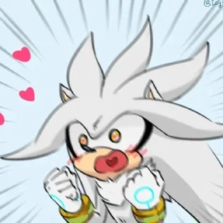 Telegram sticker ❤️ Silver is my husband ;3