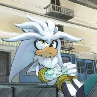 Telegram sticker 😞 Silver is my husband ;3