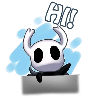 Sticker ✌ Hollow Knight by SksGirl