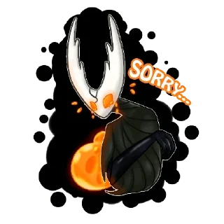 Telegram sticker 😓 Hollow Knight by SksGirl