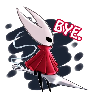 Telegram sticker 👋 Hollow Knight by SksGirl