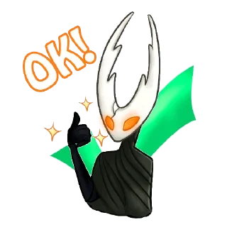 Telegram sticker 👍 Hollow Knight by SksGirl