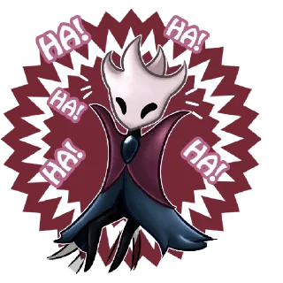 Telegram sticker 😝 Hollow Knight by SksGirl