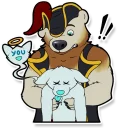 Sticker 😰 Cap'n's Pack