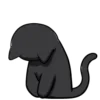 Video sticker 🐈‍⬛ (@ShoutoEmoji) Bla...