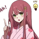 Sticker ☝️ Puu's Moody Girl 4 :: @line_stickers