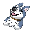 Sticker 😂 Tusky Husky