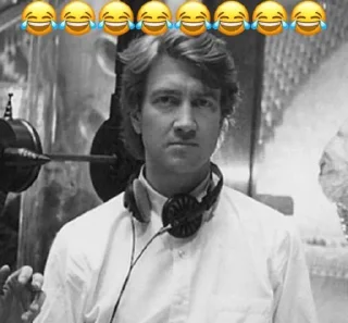 Telegram sticker 😂 Black Lodge @CoopersJournal