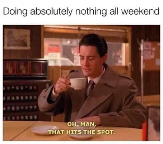 Telegram sticker ☕ Black Lodge @CoopersJournal