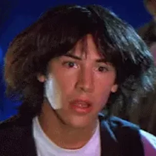 Video sticker 😮 Keanu Reeves ¦ @figurinhasWa