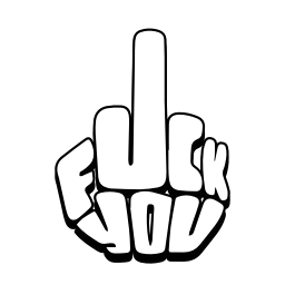 Sticker 🖕 @FF7FS - @x_o_x - @S7_5BOT