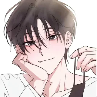 Telegram sticker 🍙 Man & ghost 💌 ~ @strawberryslush