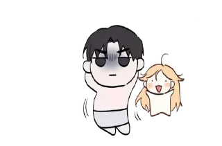 Video sticker 🍯 Man & ghost 💌 ~ @strawberryslush