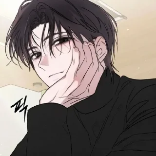 Telegram sticker 🍙 Man & ghost 💌 ~ @strawberryslush