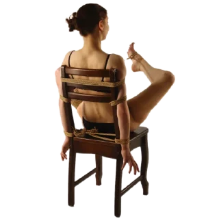 Telegram sticker 🪑 Doctor Fiddler Shibari