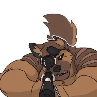 Telegram stiker 🔫 Dalyourpal's Sticker Pack 1/2