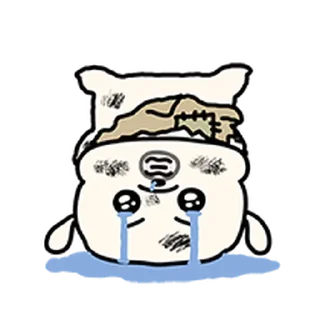 Телеграм стикер ⭐ 왕초 복슬이를 돌봐주실래요? @moe_sticker_bot