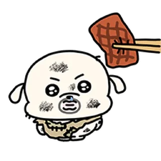 Sticker ⭐ 왕초 복슬이를 돌봐주실래요? @moe_sticker_bot
