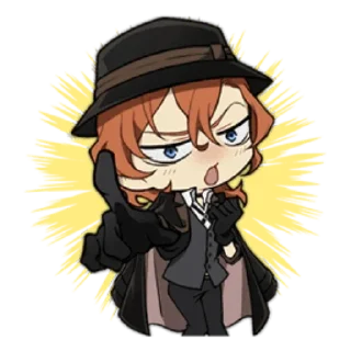 Telegram sticker ✳️ Bungo stray dogs @StickersCloud