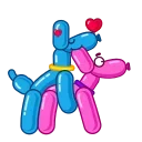 Telegram stiker 👩‍❤️‍👨 Twister the Dog