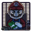 Sticker 😈 It's-a Me, Mario!
