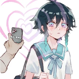 Telegram sticker 📲 Femboy god