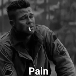 Video sticker 🖤 Pain ¦ @figurinhasWa